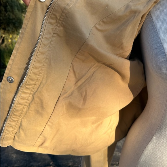 Avec Les Filles 
GINGHAM TRIM COTTON CAPE JACKET - Picture 10 of 11